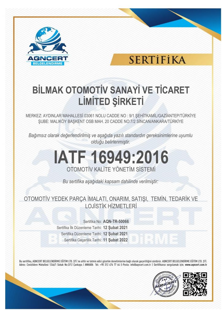 Bilmak-IATF-16949-TR