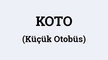 KOTO (Küçük Otobüs) Yedek Parçaları-3