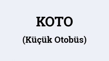 KOTO (Küçük Otobüs) Yedek Parçaları-6