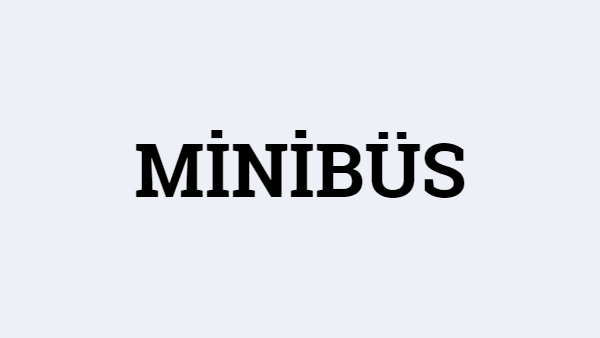 Minibüs